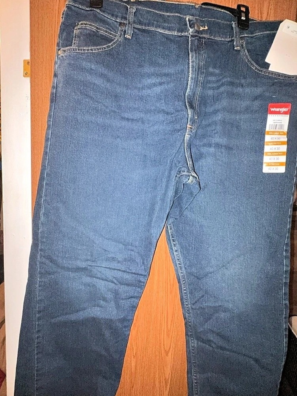Wrangler Five Star Heritage Relaxed Fit Men's Blue Jeans Waist 40X30 NWT